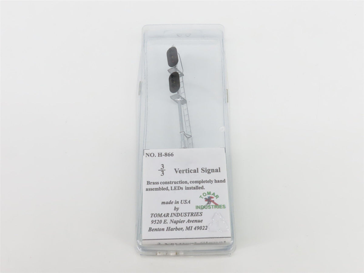HO Scale Tomar Industries H-866 Brass 3/3 Vertical Signal