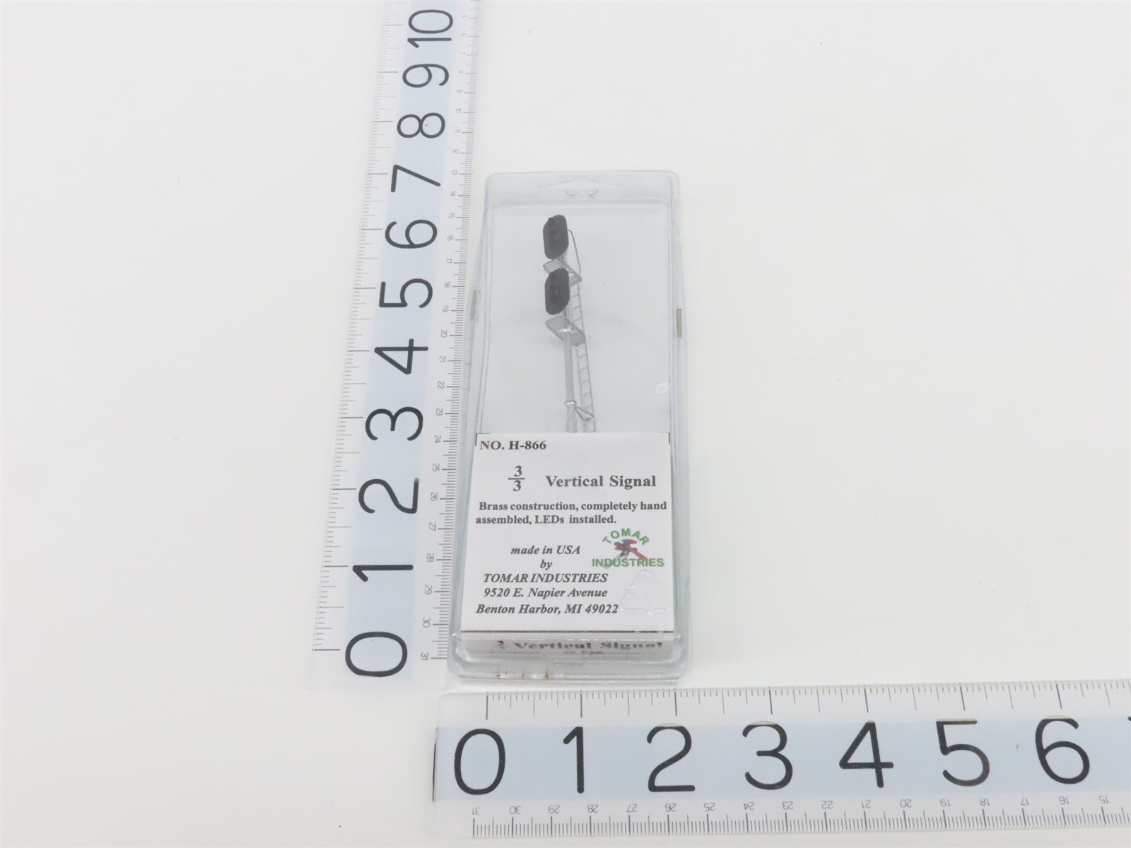 HO Scale Tomar Industries H-866 Brass 3/3 Vertical Signal