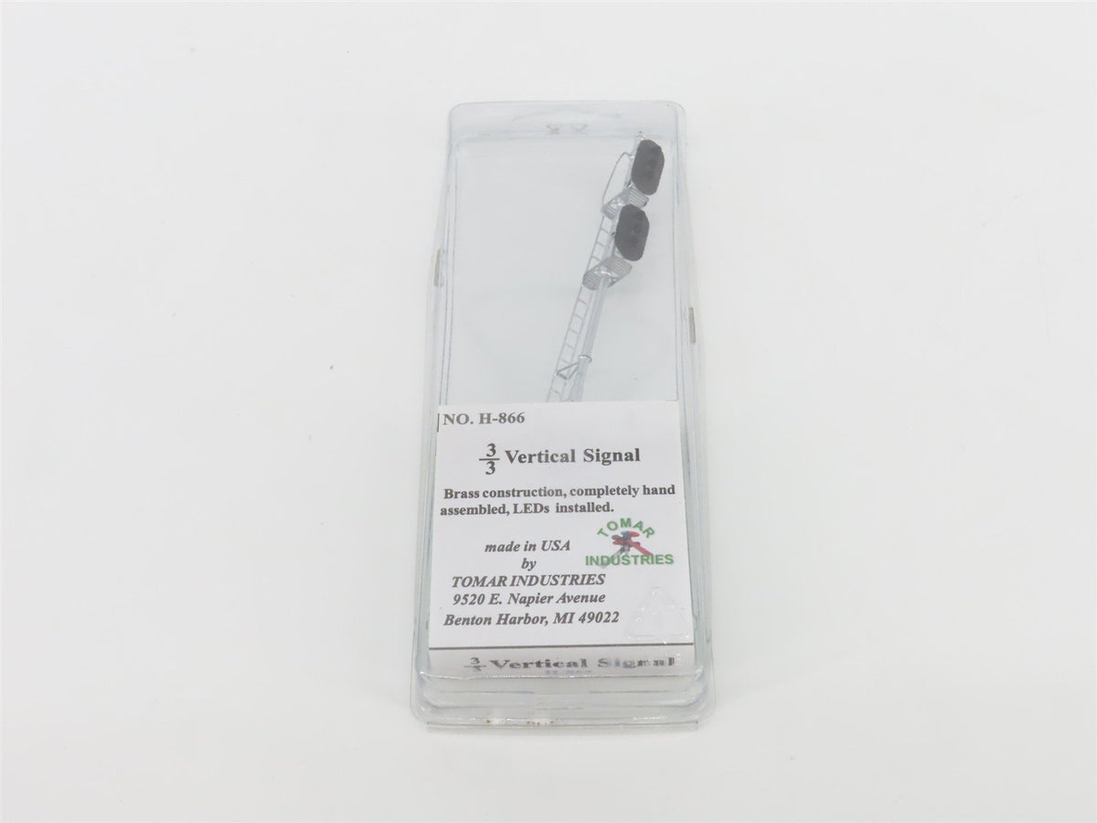 HO Scale Tomar Industries H-866 Brass 3/3 Vertical Signal