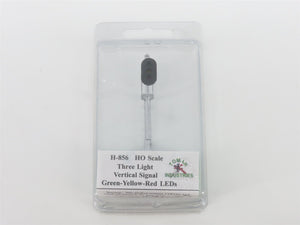 HO Scale Tomar Industries H-856 Brass Three Light Vertical Signal