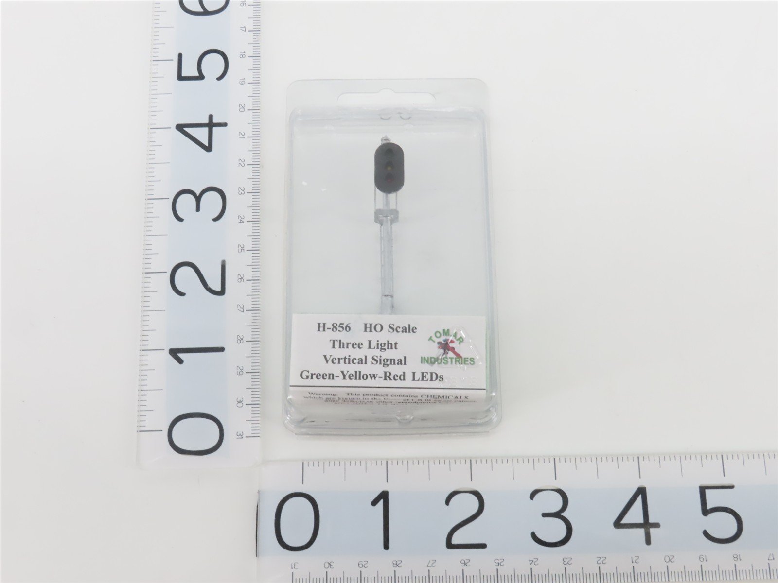 HO Scale Tomar Industries H-856 Brass Three Light Vertical Signal