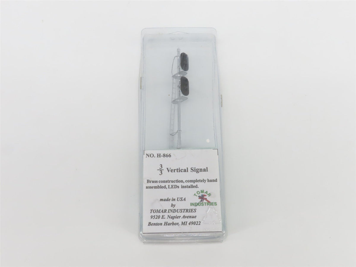 HO Scale Tomar Industries H-866 Brass 3/3 Vertical Signal