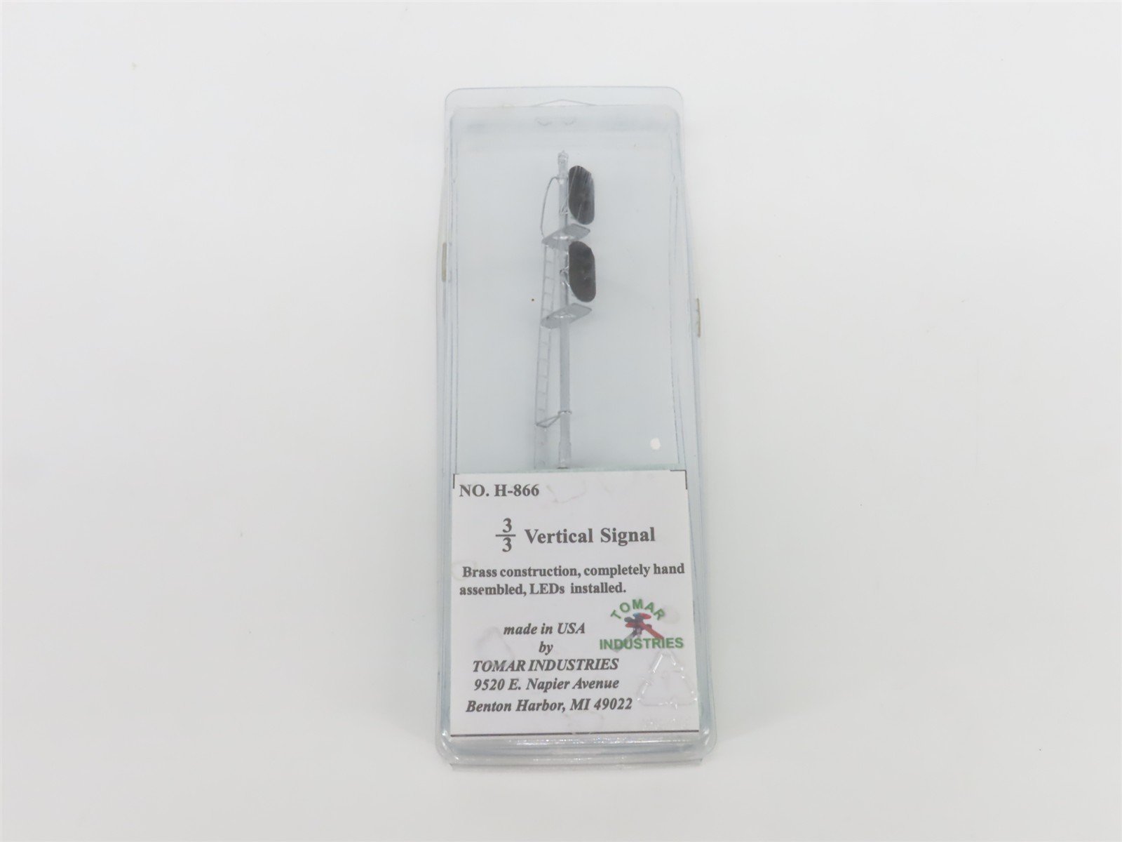 HO Scale Tomar Industries H-866 Brass 3/3 Vertical Signal