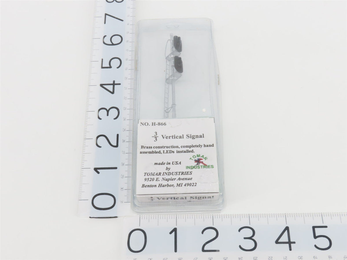 HO Scale Tomar Industries H-866 Brass 3/3 Vertical Signal