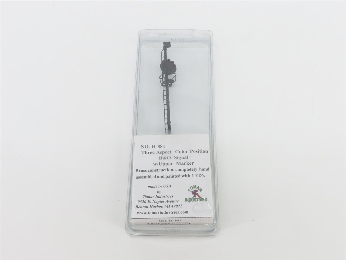 HO Scale Tomar Industries H-881 Brass Three Aspect Color Position B&amp;O Signal