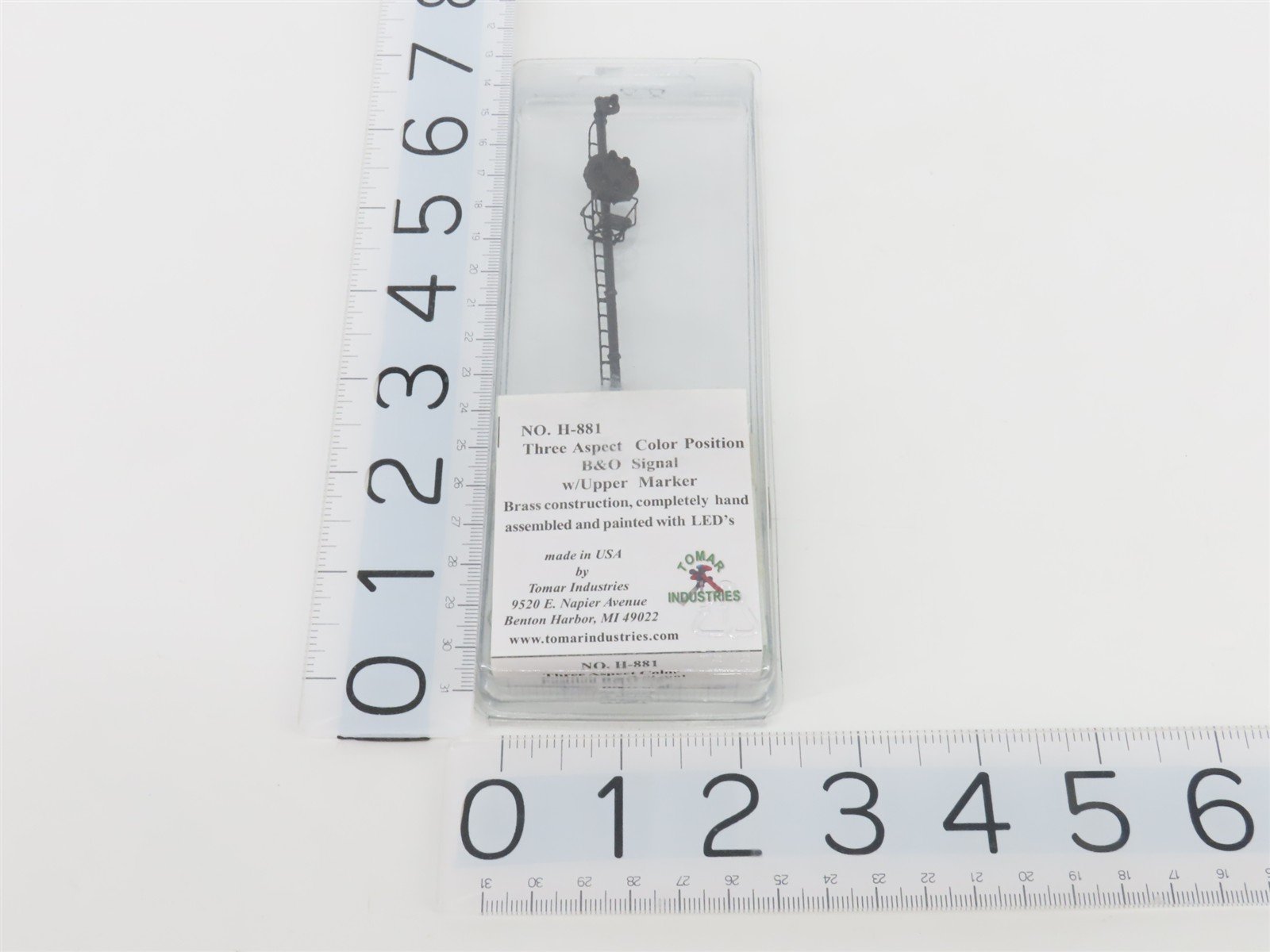 HO Scale Tomar Industries H-881 Brass Three Aspect Color Position B&O Signal