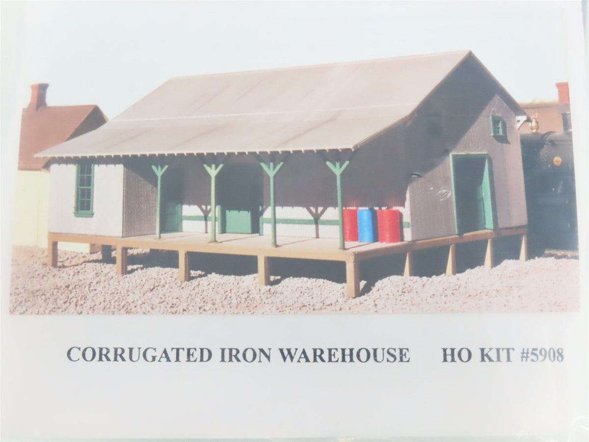 HO 1/87 Scale Grandt Line Gold Belt Kit #5908 Corrugated Iron Warehouse