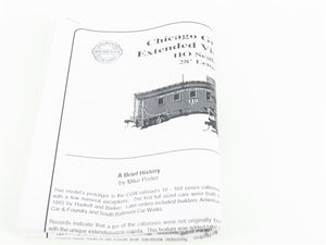 HO American Model Builders Laserkit #857 Undecorated CGW Extended Vision Caboose
