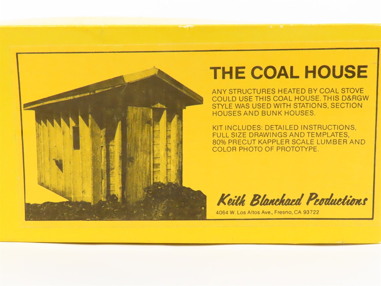 O 1/48 Scale Keith Blanchard Craftsman Kit "The Coal House"