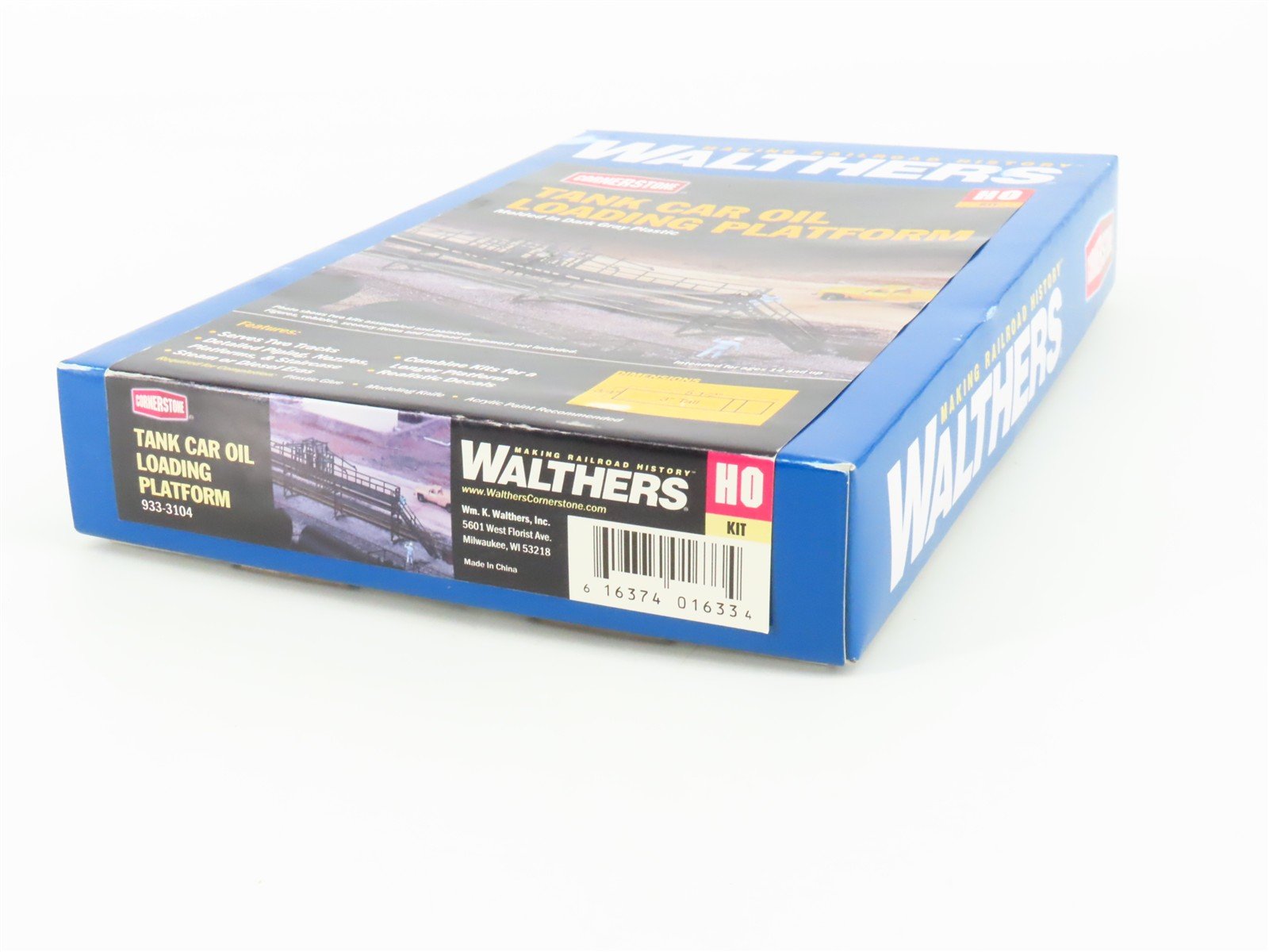 HO 1/87 Scale Walthers Cornerstone 933-3104 Tank Car Oil Loading Platform