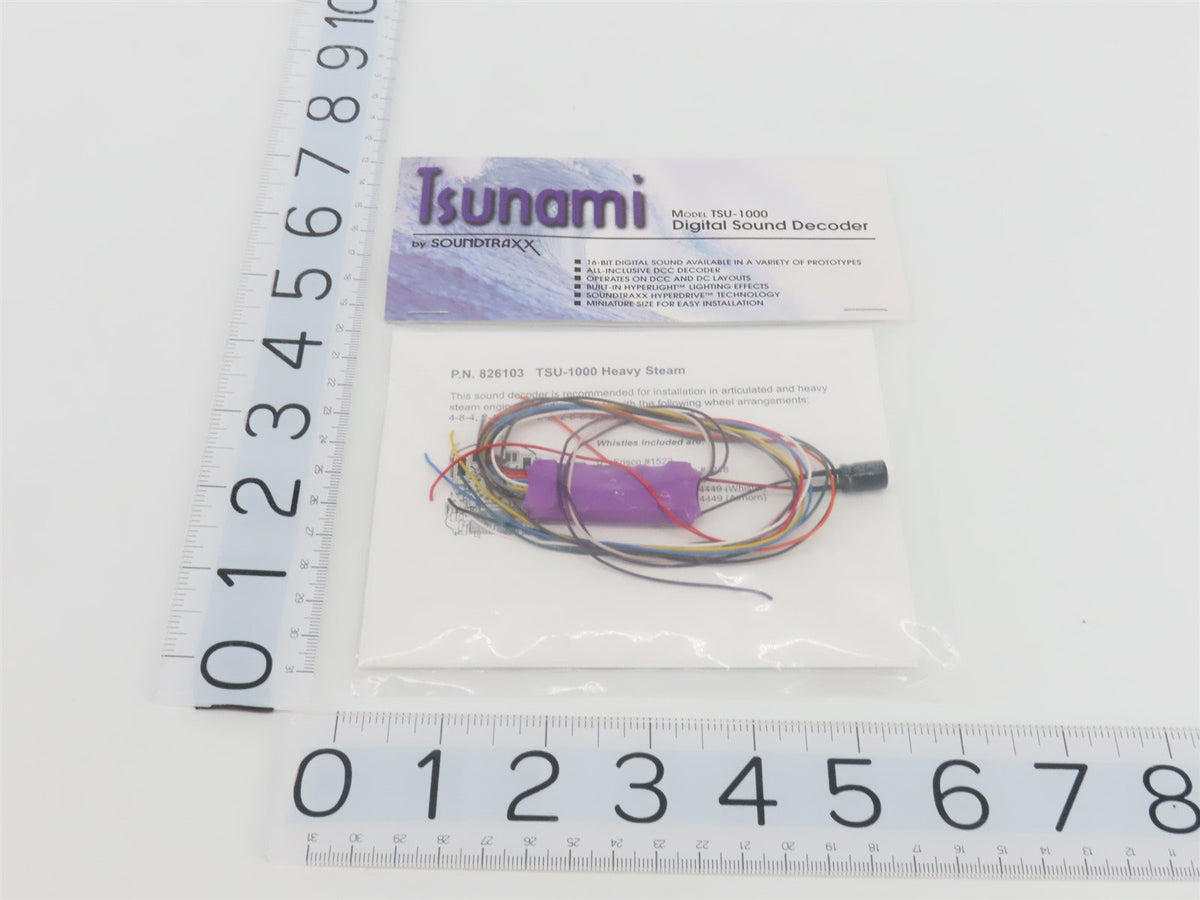 HO 1/87 Scale Soundtraxx Tsunami TSU-1000 DCC Sound Decoder Heavy Steam