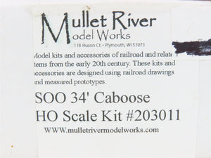 HO Scale Mullet River Kit #203011 SOO Line 34' Caboose