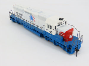 HO Scale Athearn/Whistle Shop SP Olympic SD40 Diesel #7347 Pro Custom UNPOWERED