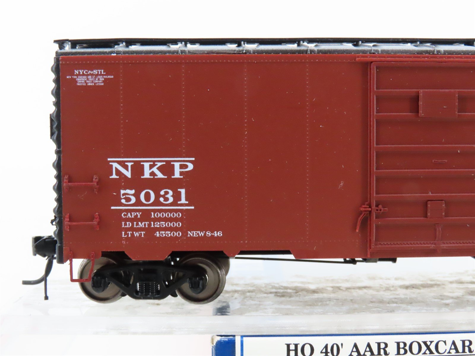 HO Branchline Blueprint Series 116071 NKP Nickel Plate Road 40' Box Car #5031