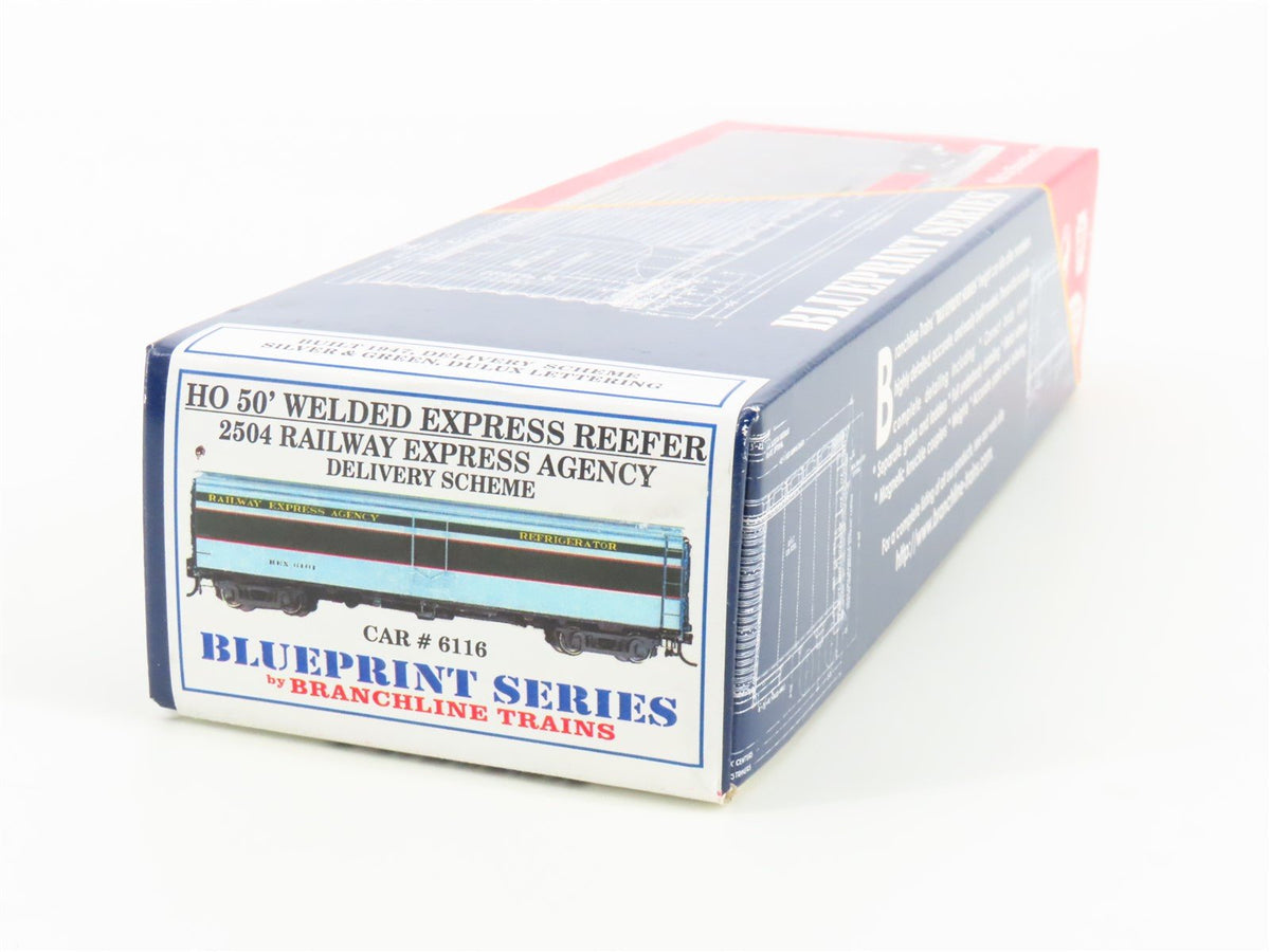HO Branchline Blueprint Series Kit 2504 REX Railway Express Agency Reefer #6116