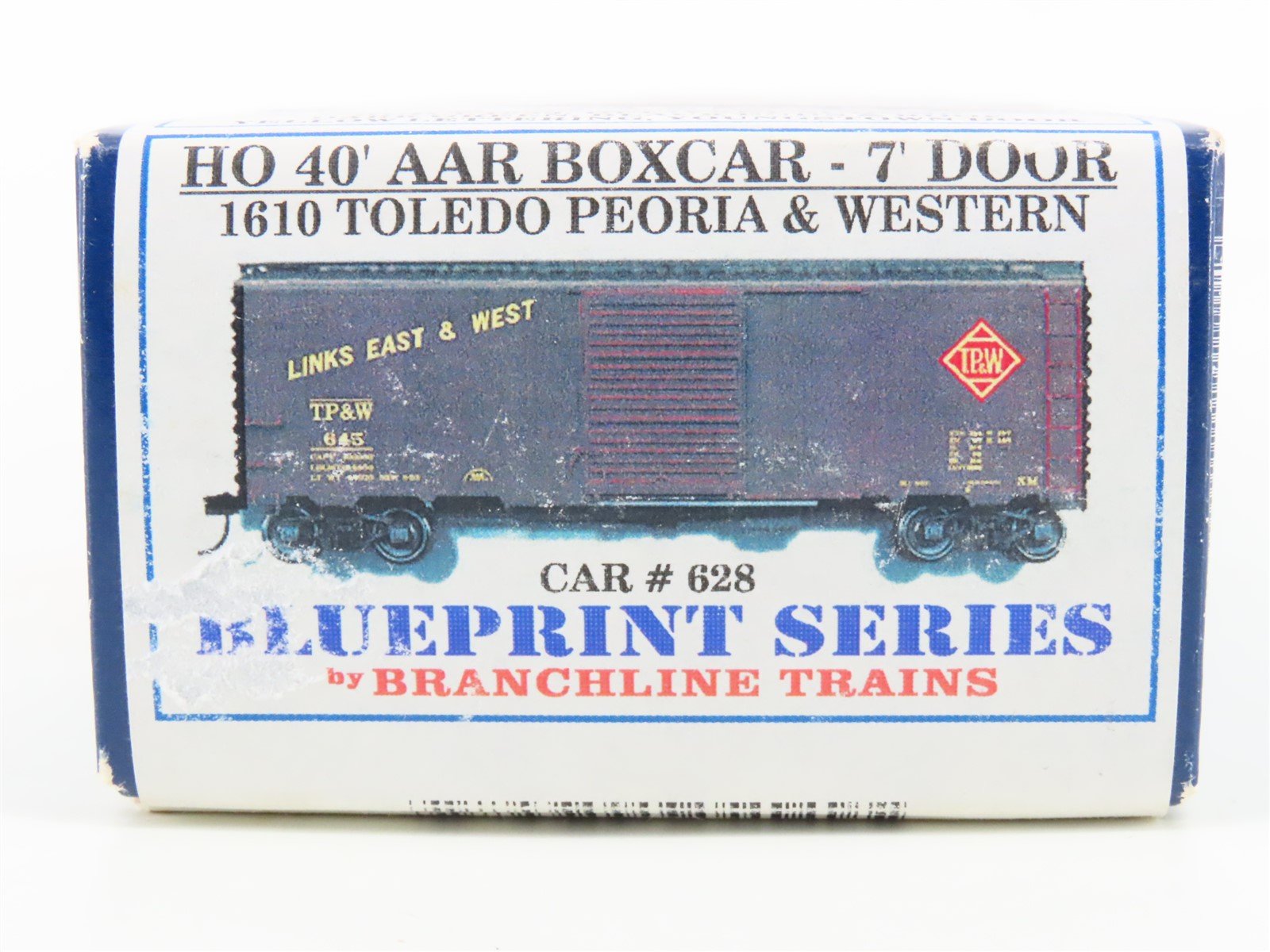 HO Branchline Blueprint Series Kit 1610 TP&W Toledo Peoria & Western Box Car 628