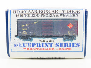 HO Branchline Blueprint Series Kit 1610 TP&W Toledo Peoria & Western Box Car 628