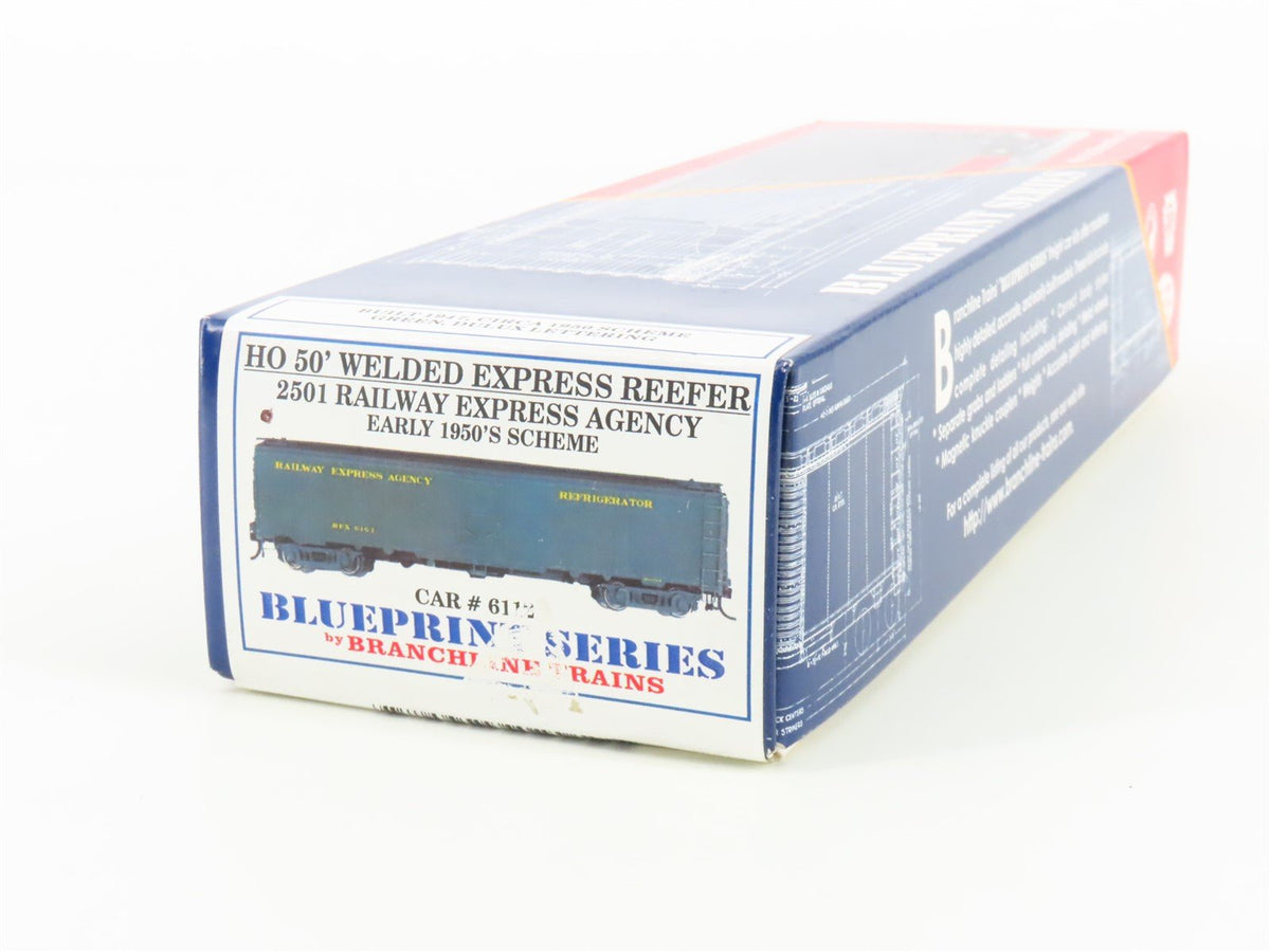 HO Branchline Blueprint Series Kit 2501 REX Railway Express Agency Reefer #6112
