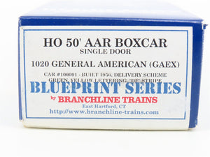 HO Branchline Blueprint Series Kit 1020 GAEX General American 50' Box Car 100091