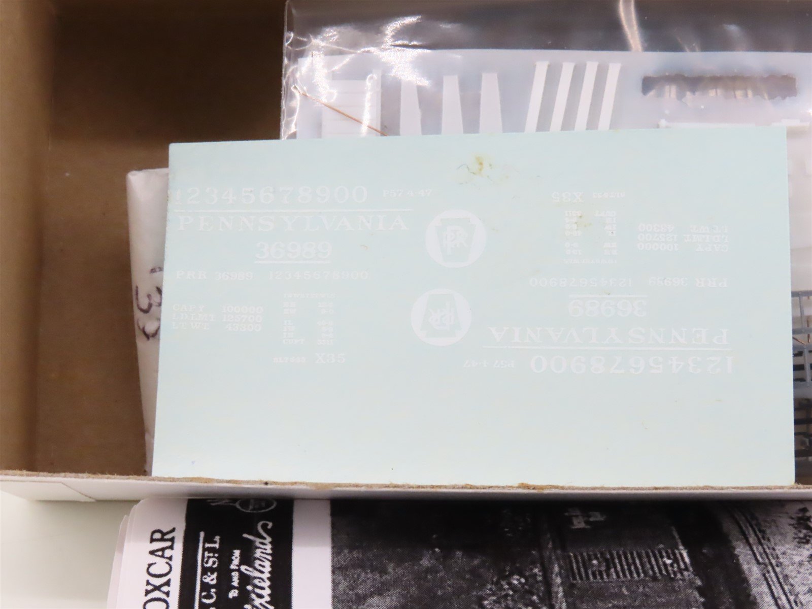 HO Scale Funaro & Camerlengo Kit 6816 PRR Pennsylvania Railroad Box Car