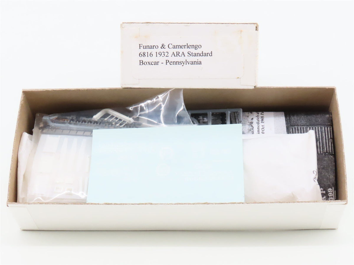 HO Scale Funaro &amp; Camerlengo Kit 6816 PRR Pennsylvania Railroad Box Car