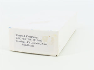 HO Scale Funaro & Camerlengo Kit 6530 PRR Pennsylvania Railroad 38' Gondola
