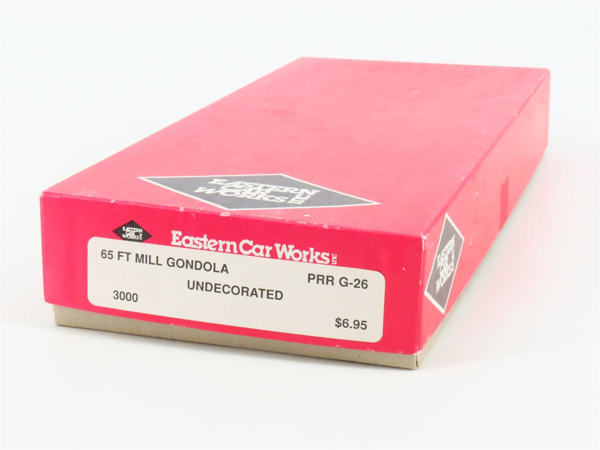 HO Scale Eastern Car Works Kit #3000 Undecorated 65&#39; Mill Gondola