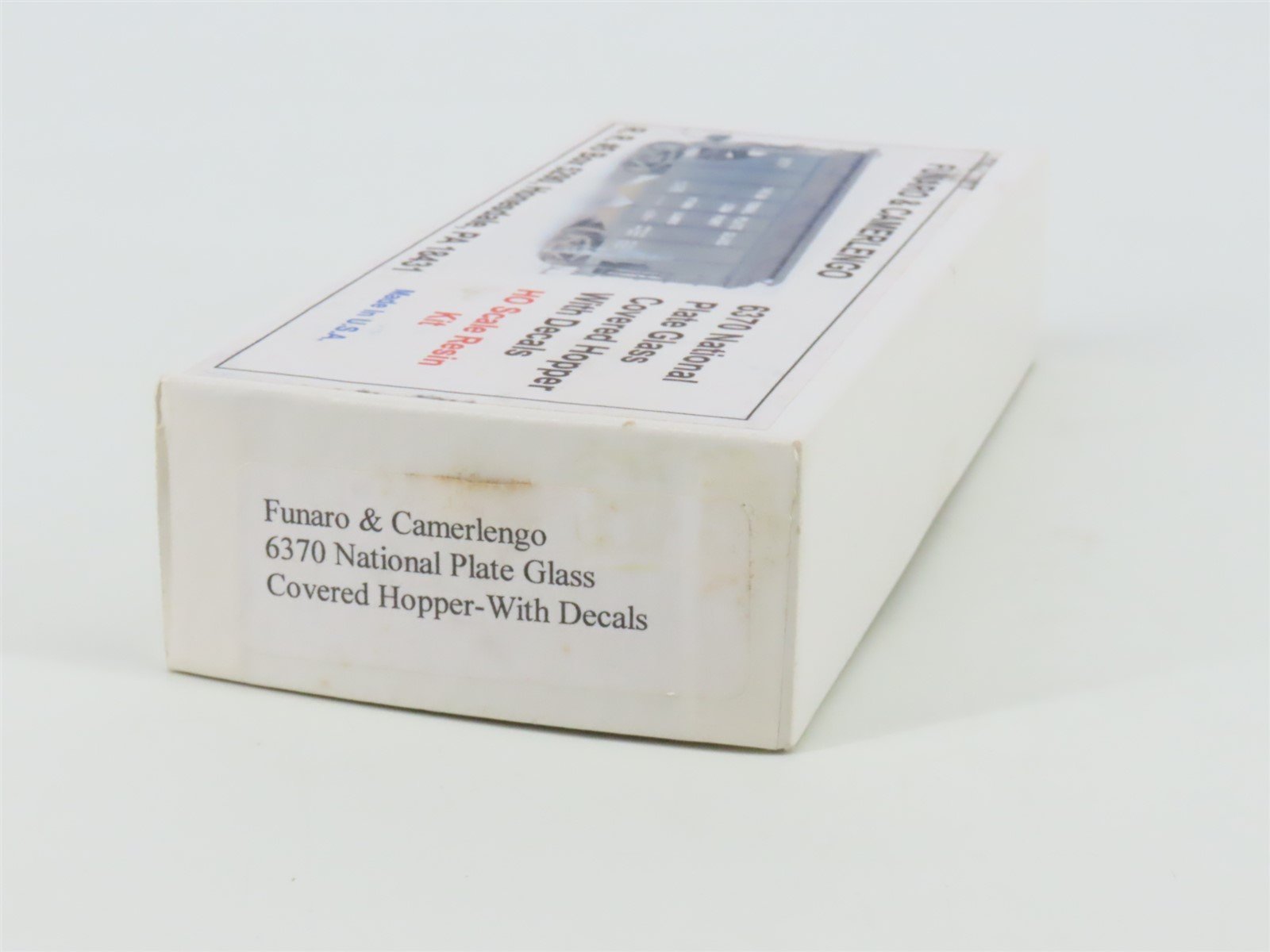 HO Scale Funaro & Camerlengo Kit 6370 National Plate Glass 2-Bay Hopper