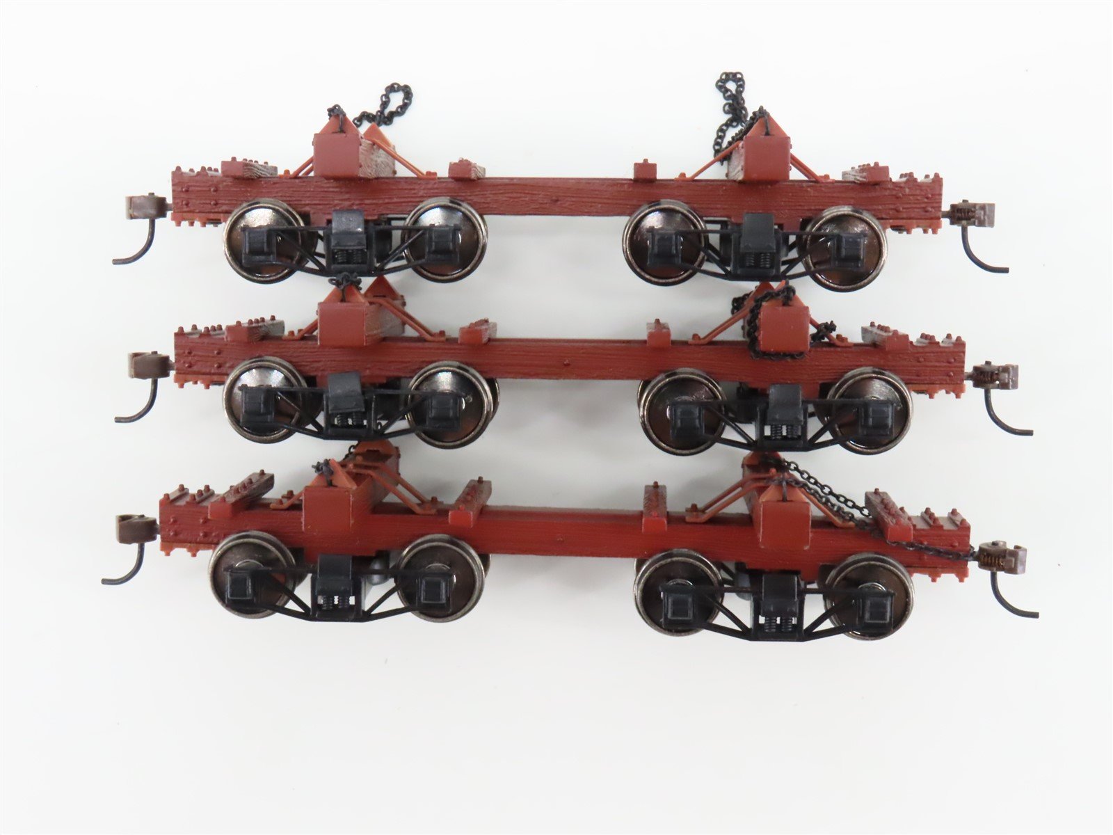 On30 Scale Spectrum 27391 Logging & Mining Skeleton Log Cars 3-Packs