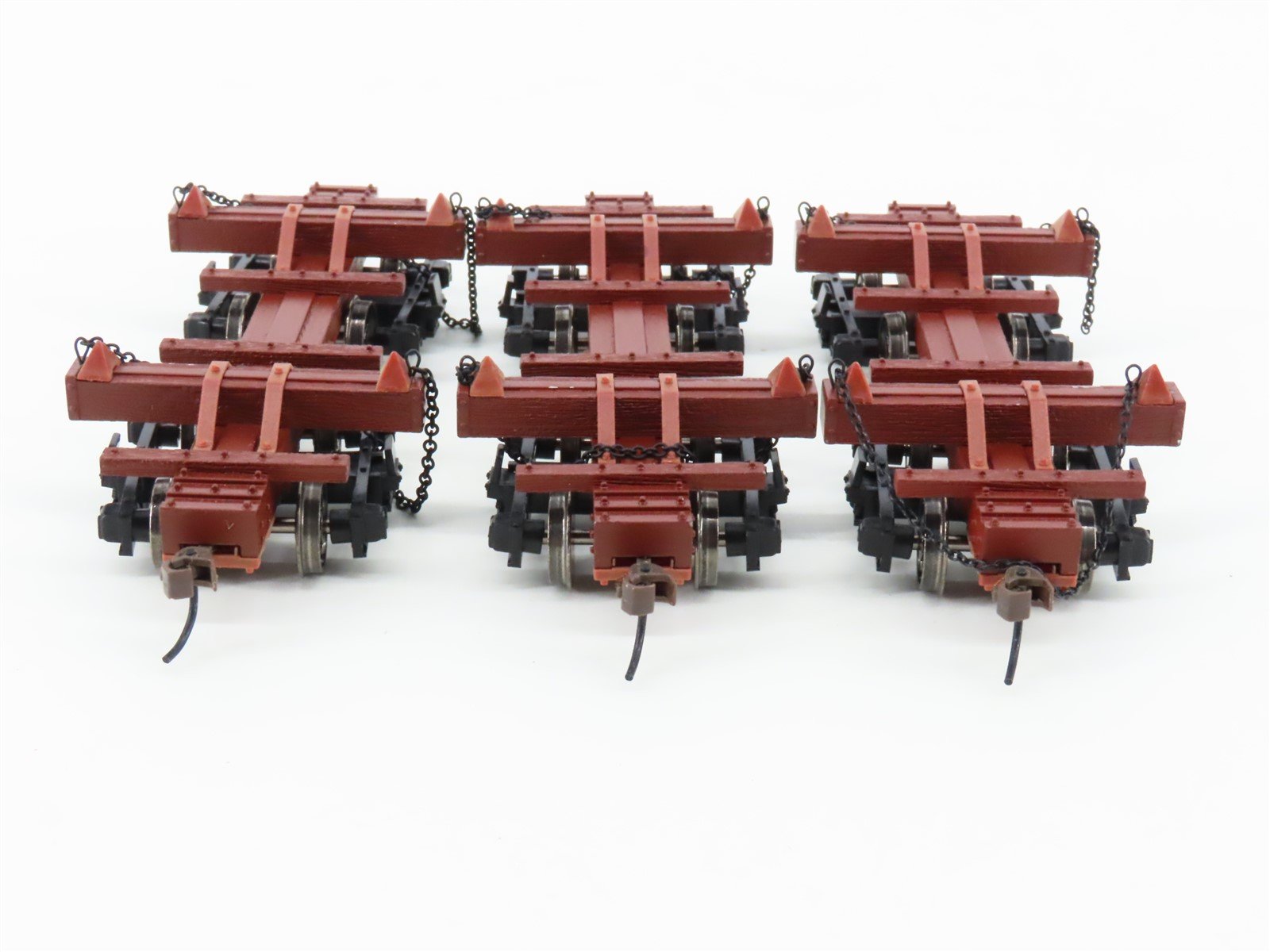 On30 Scale Spectrum 27391 Logging & Mining Skeleton Log Cars 3-Packs