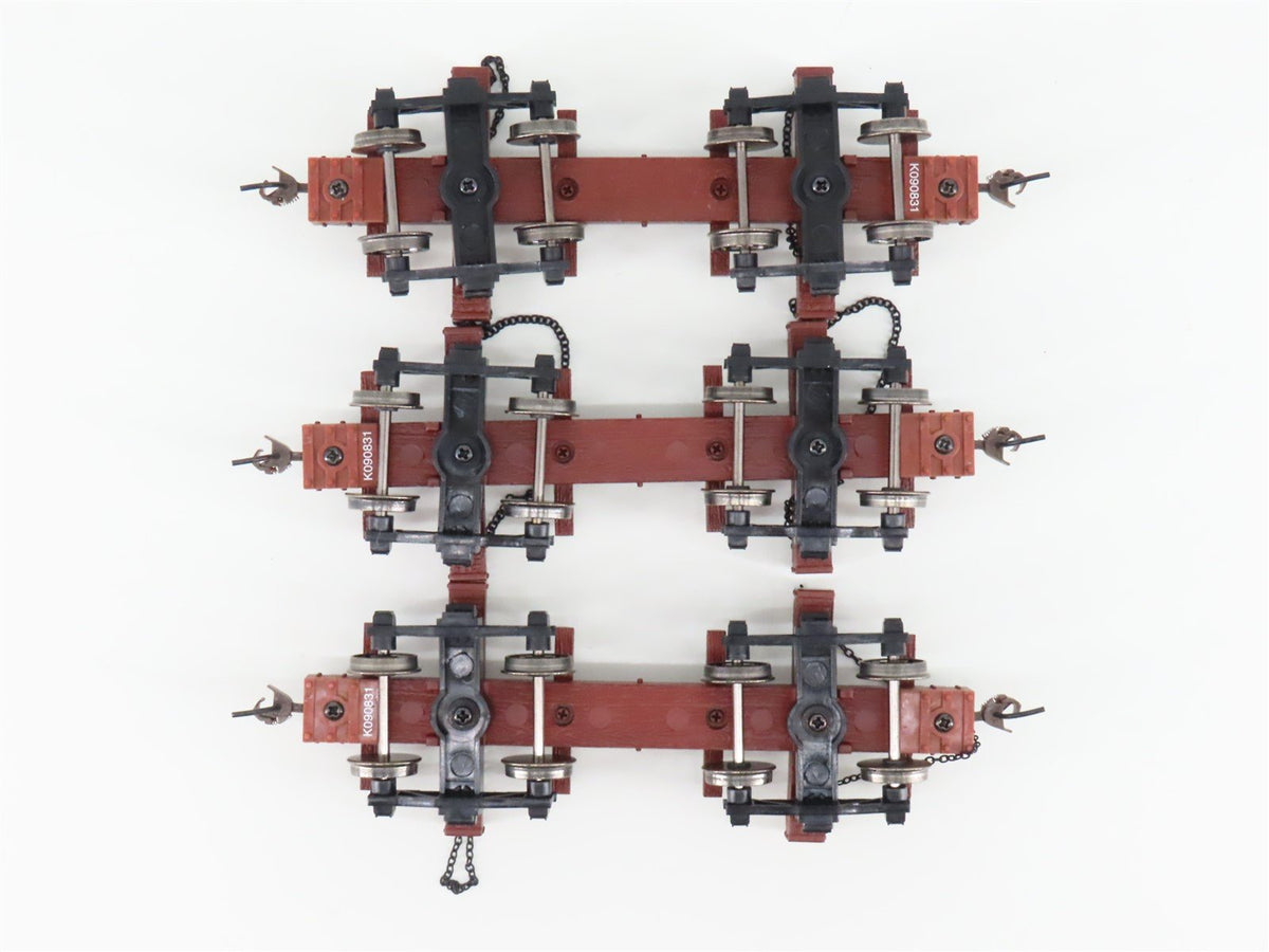 On30 Scale Spectrum 27391 Logging &amp; Mining Skeleton Log Cars 3-Packs