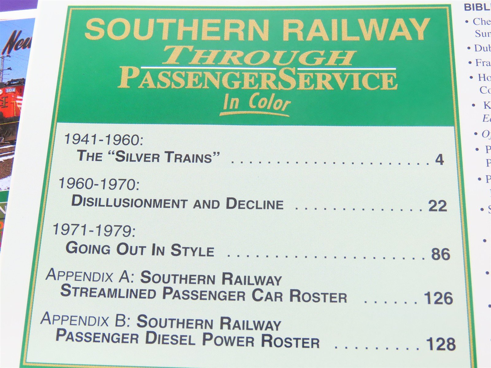 Morning Sun: Southern Railway Through Passenger Service In Color by Stout ©2005