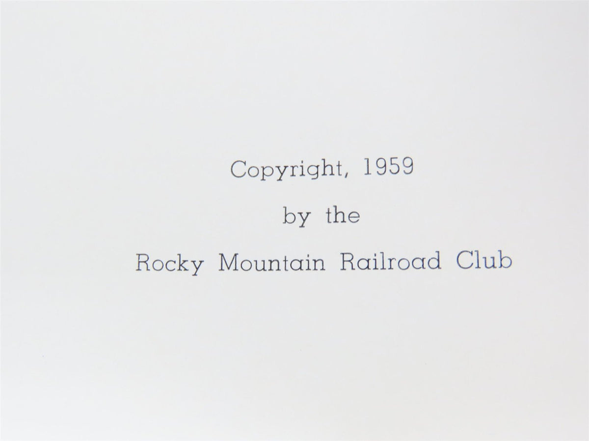 Pictorial Supplement To Denver South Park Pacific by Kindig, Haley &amp; Poor Signed