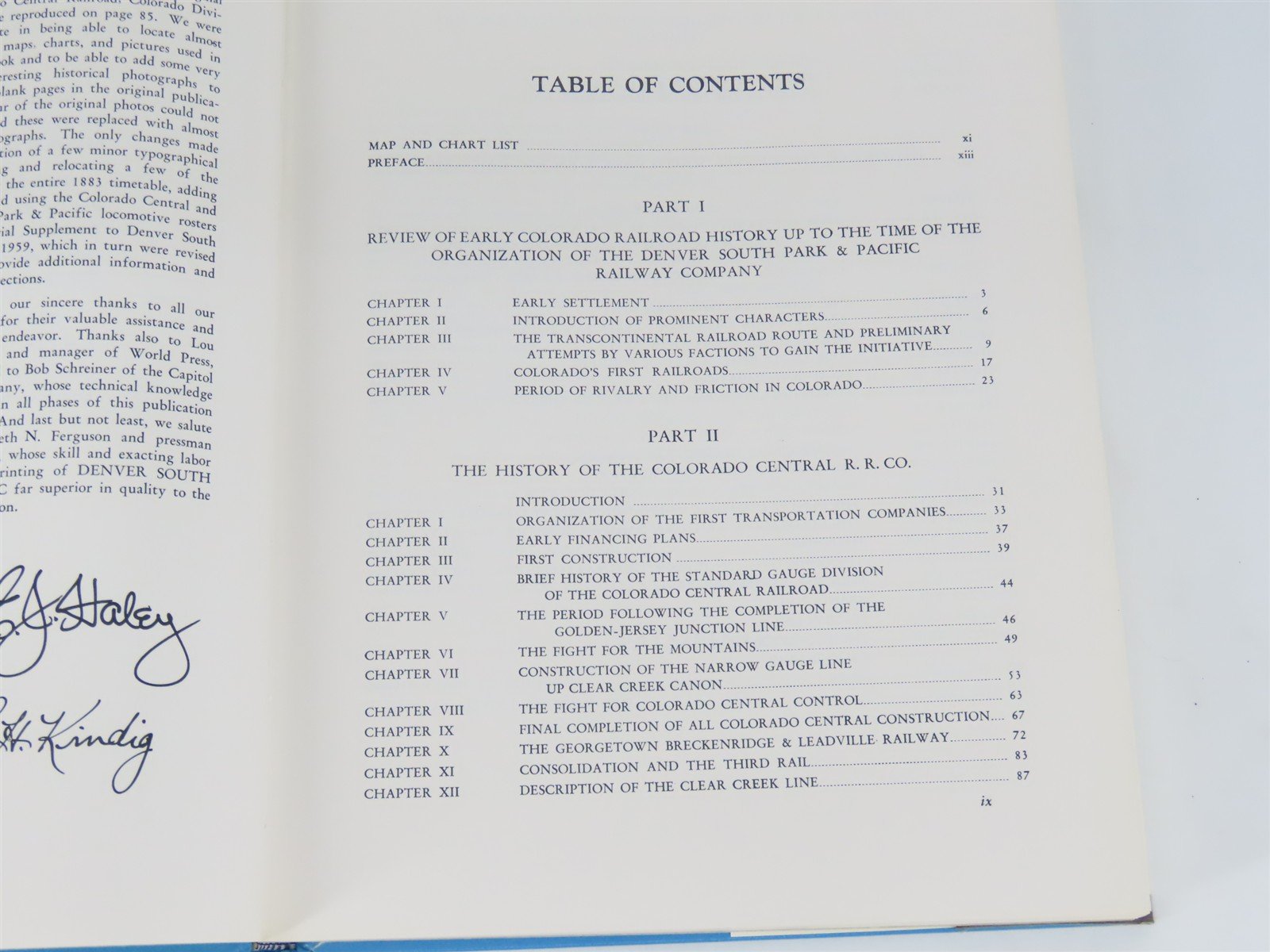 Denver South Park & Pacific - Memorial Edition - by M.C. Poor ©1976 HC Book