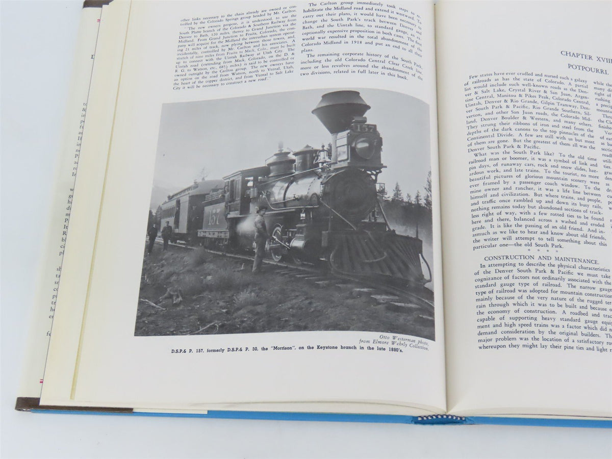 Denver South Park &amp; Pacific - Memorial Edition - by M.C. Poor ©1976 HC Book