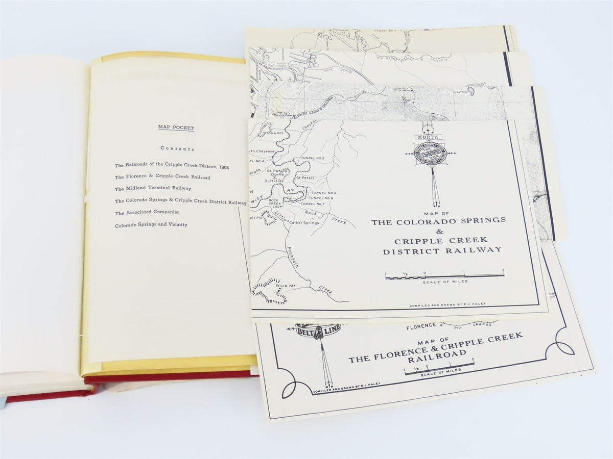 Rails Around Gold Hill by Morris Cafky ©1955 Limited Edition HC Book - Signed