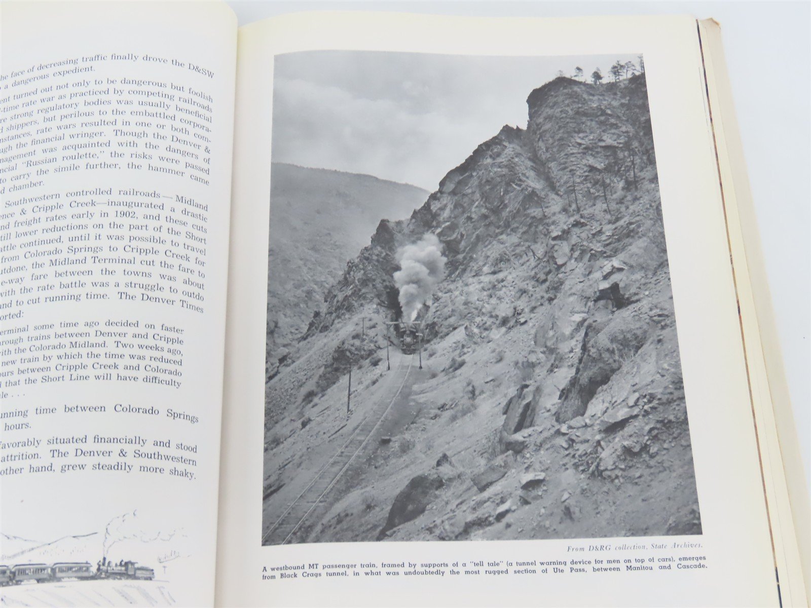 Rails Around Gold Hill by Morris Cafky ©1955 Limited Edition HC Book - Signed