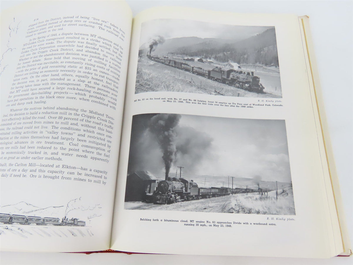 Rails Around Gold Hill by Morris Cafky ©1955 Limited Edition HC Book - Signed