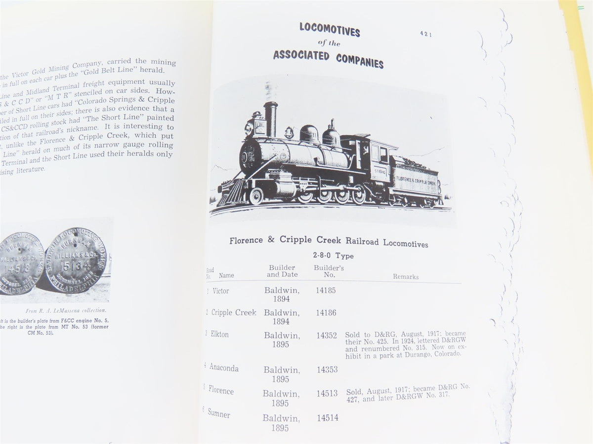 Rails Around Gold Hill by Morris Cafky ©1955 Limited Edition HC Book - Signed