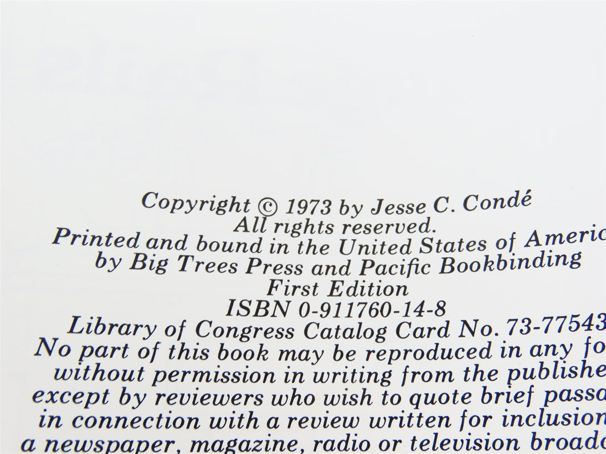 Sugar Trains Narrow Gauge Rails Of Hawaii by Condé &amp; Best ©1973 HC Book
