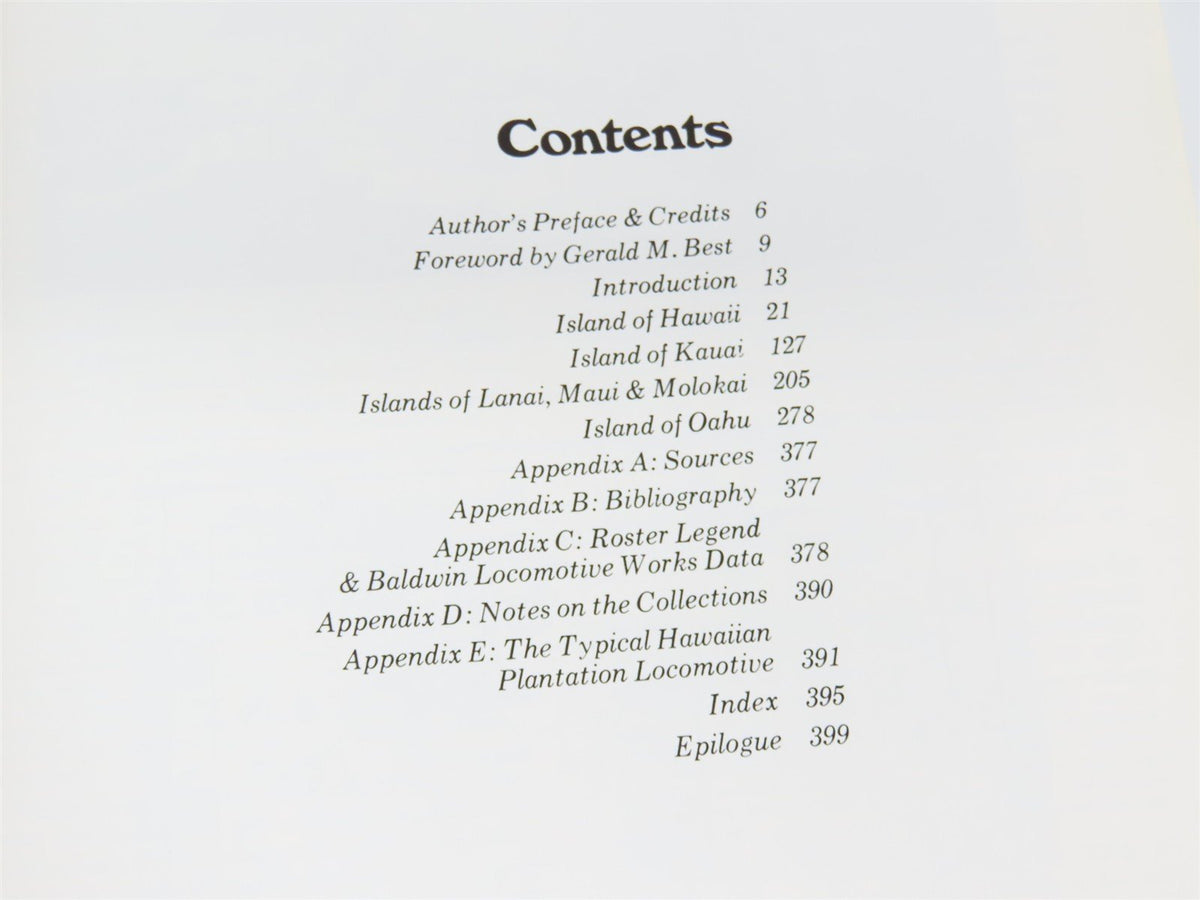 Sugar Trains Narrow Gauge Rails Of Hawaii by Condé &amp; Best ©1973 HC Book