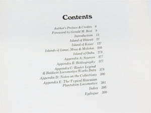 Sugar Trains Narrow Gauge Rails Of Hawaii by Condé & Best ©1973 HC Book