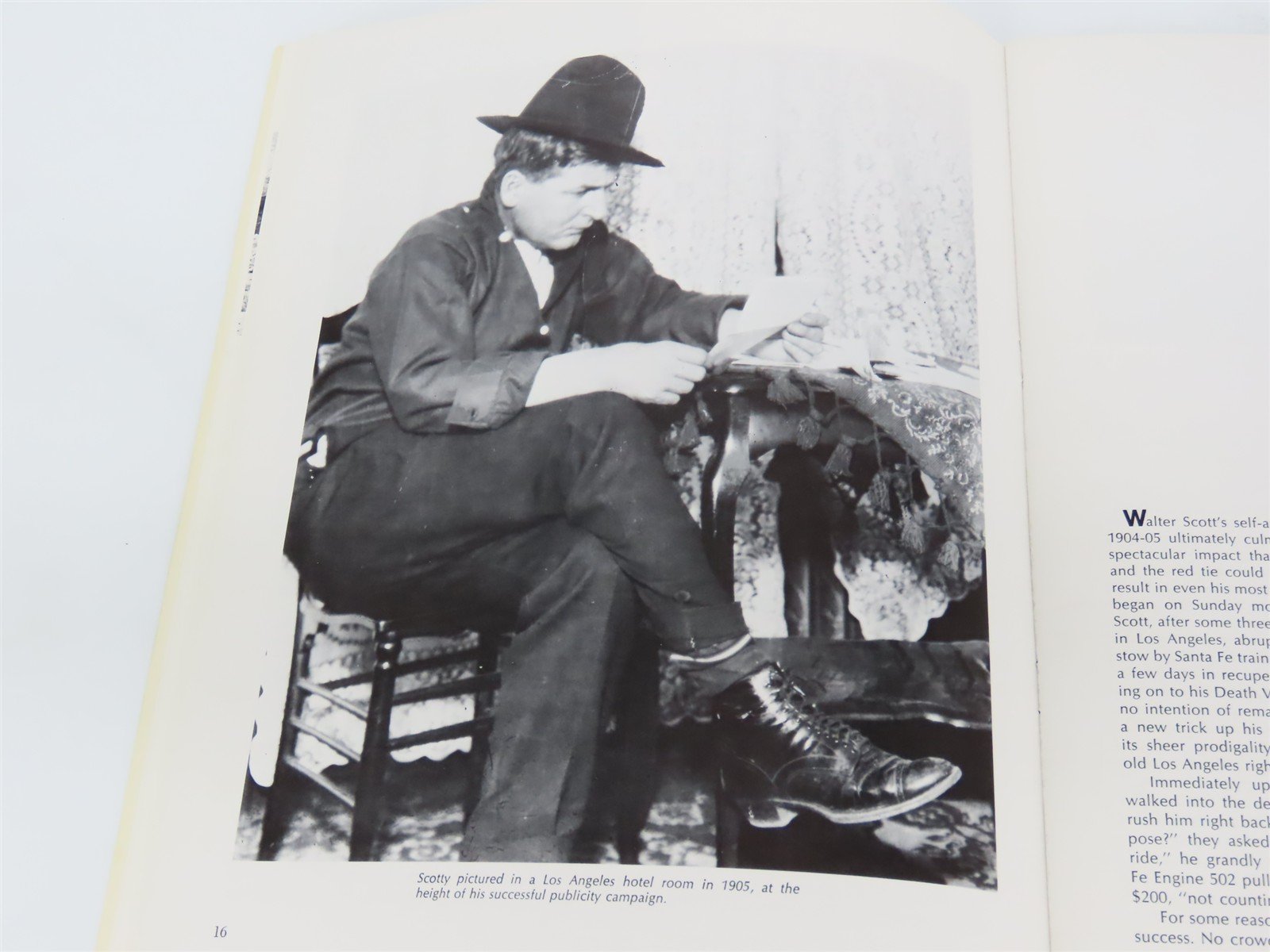 Death Valley Scotty - The Man and the Myth by Hank Johnston ©1972 SC Book