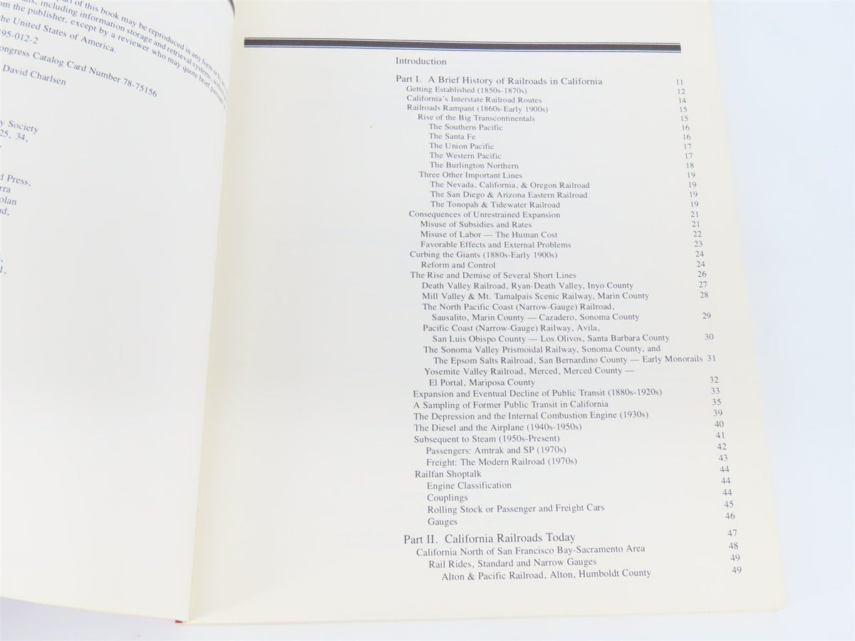 &quot;Tickets, Please...&quot; All About California Railroads by Dolan Eargle, Jr. ©1979