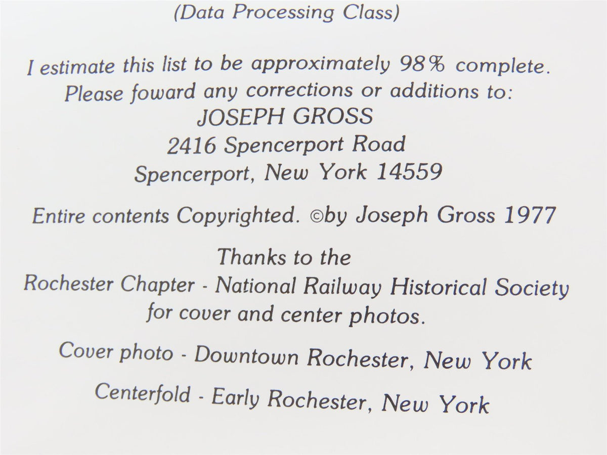 Trolley and Interurban Lines of The United States and Canada by Joe Gross SC Bk