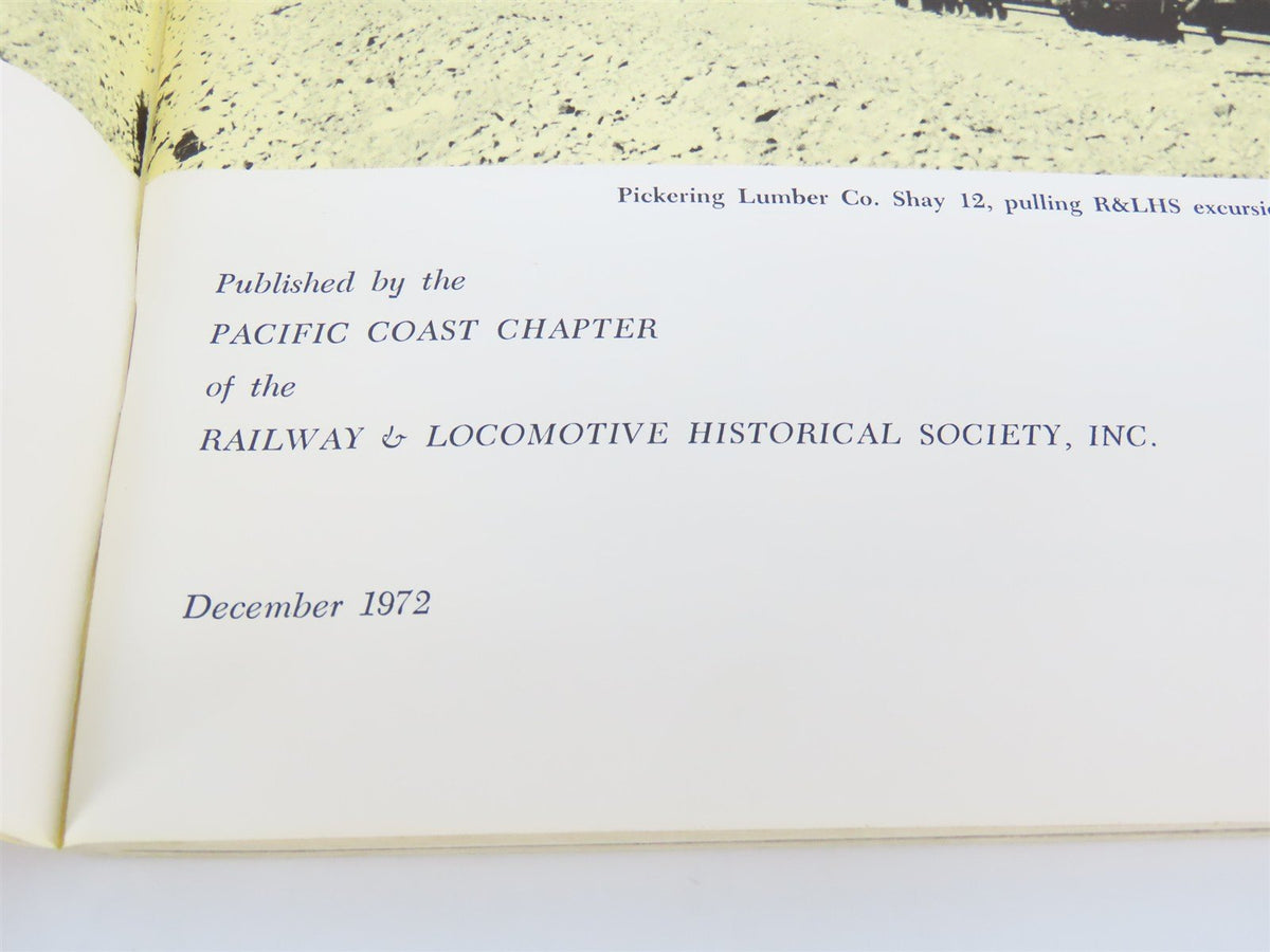 35 Years - A History of the Pacific Coast Chapter R&amp;LHS ©1972 SC Book