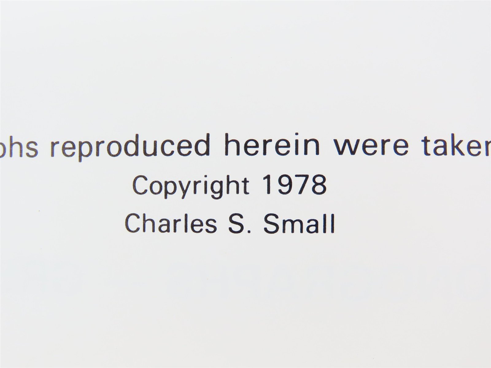 Rails To The Mines Taiwan's Forgotten Railways by Charles S. Small ©1978 SC Book