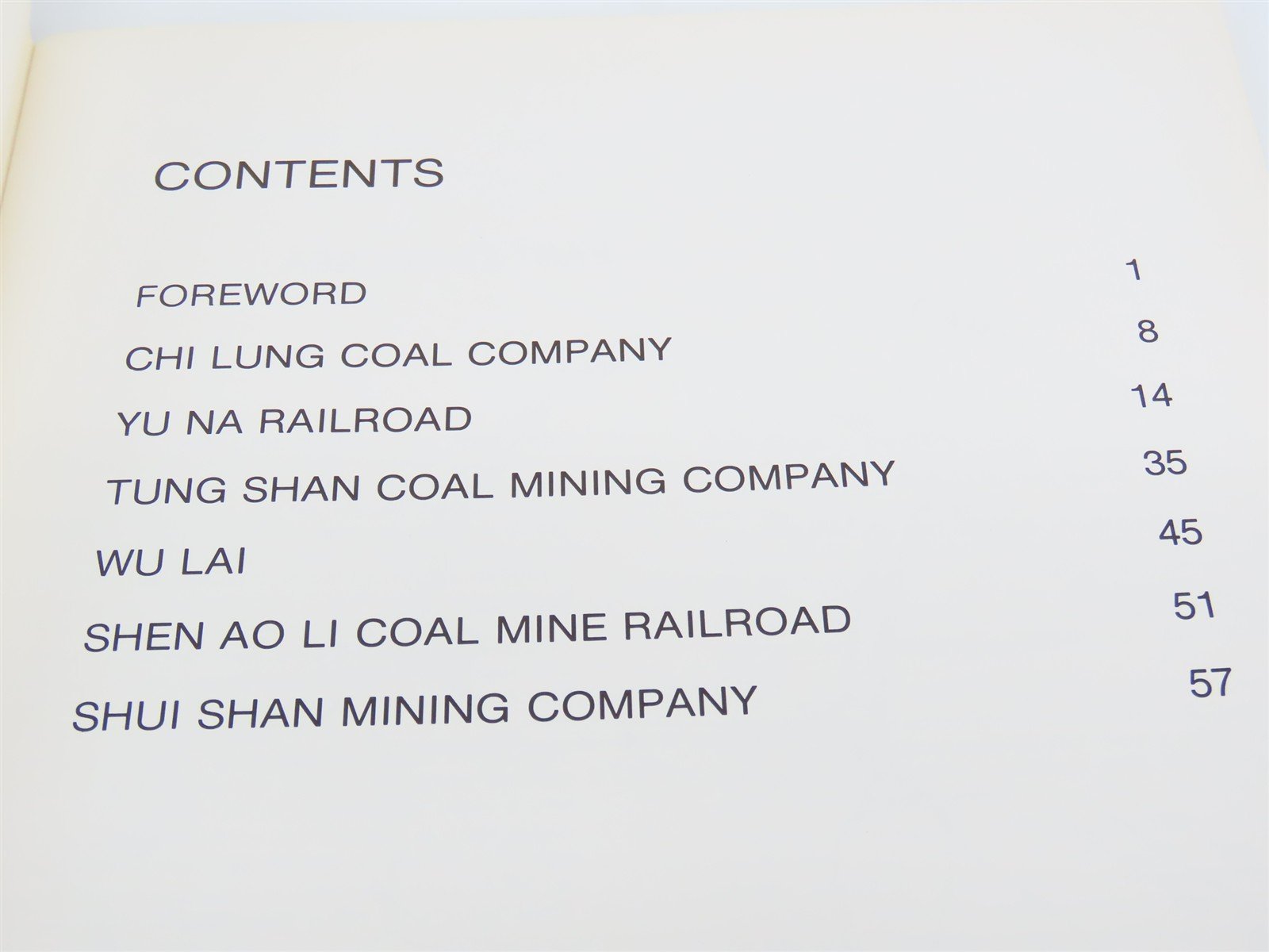 Rails To The Mines Taiwan's Forgotten Railways by Charles S. Small ©1978 SC Book