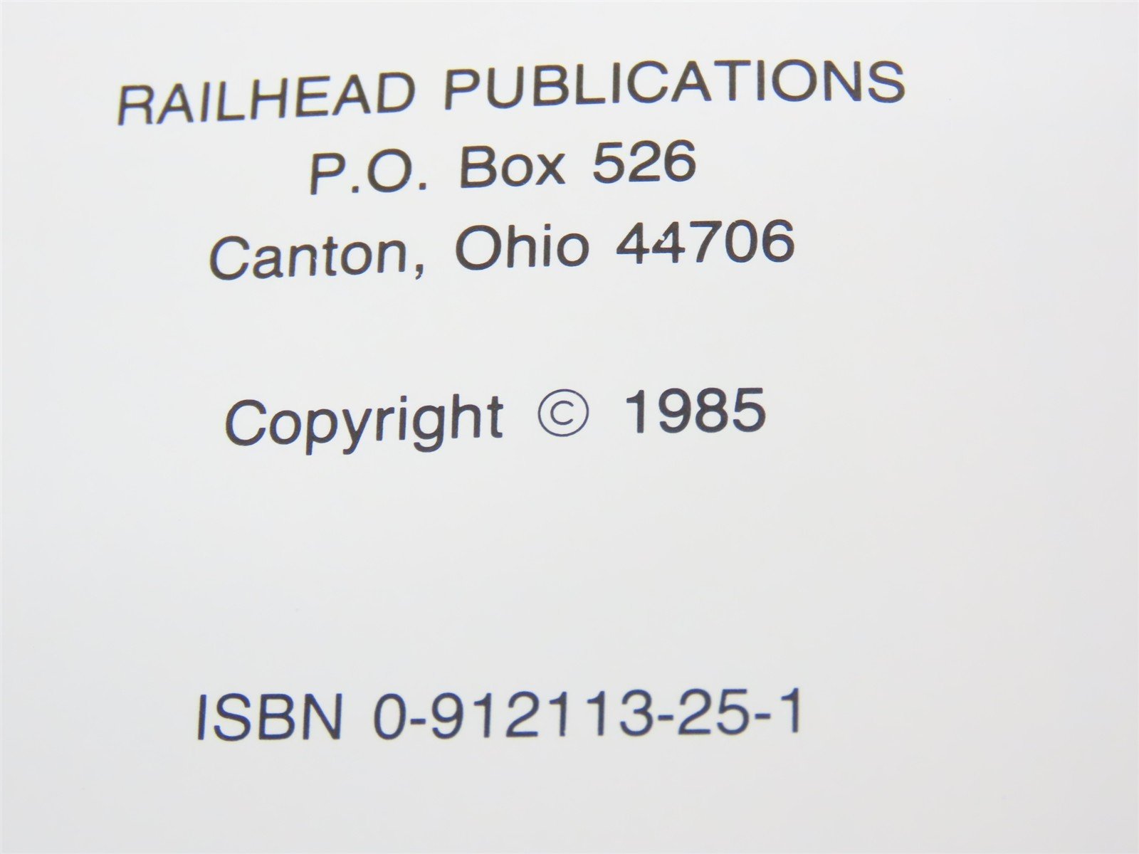 Brazilian Steam Album Volume II Up Over The Hill by Hahmann & Small ©1985 SC Bk