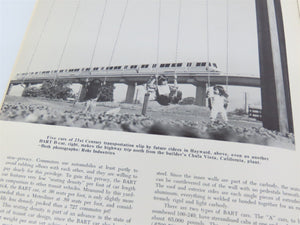 BART Off & Running by Joseph A. Strapac ©1972 SC Book
